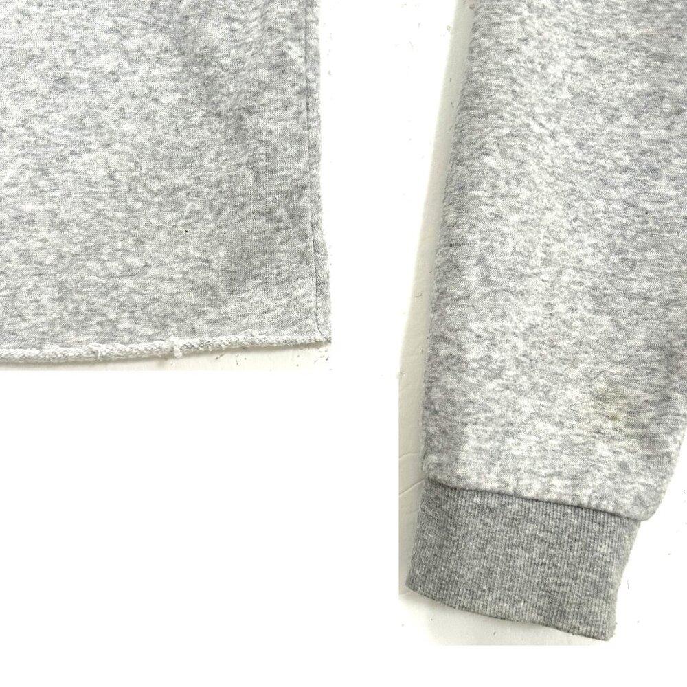 Garage Cropped Polo Sweatshirt Gray Size M - Picture 4 of 8